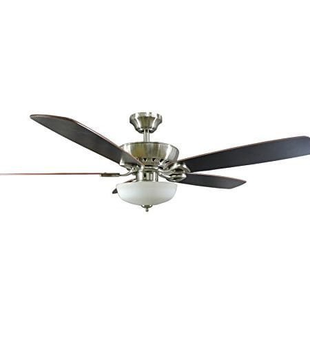Harbor Breeze Paddle Stream 52-inch Brushed Nickel Indoor Ceiling Fan