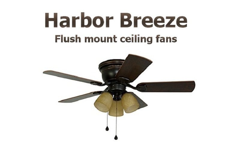 Harbor Breeze flushmount ceiling fans